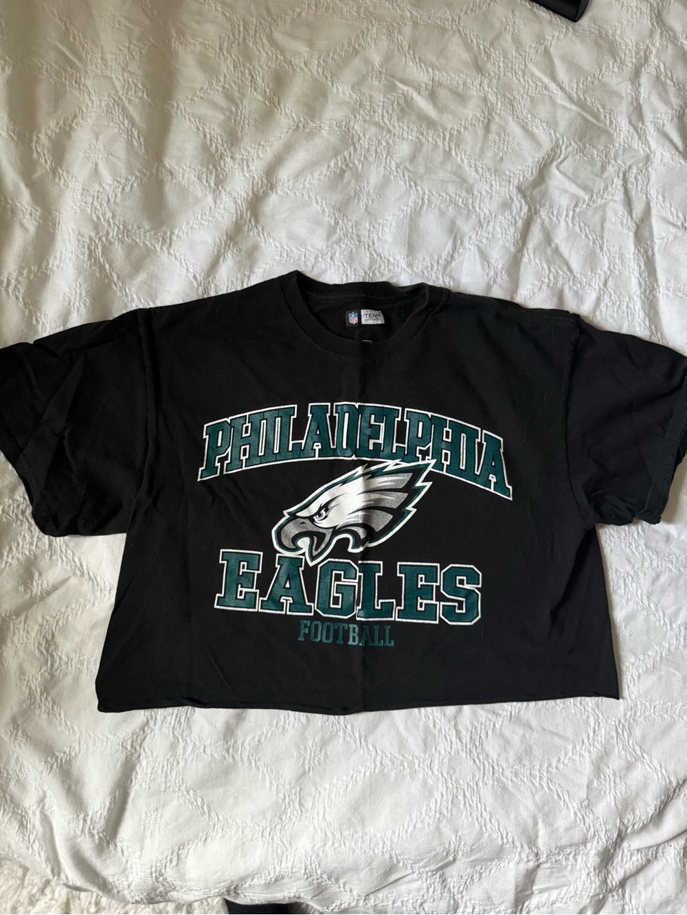 Philadelphia Eagles NFL Women’s Crop Tee Sz M